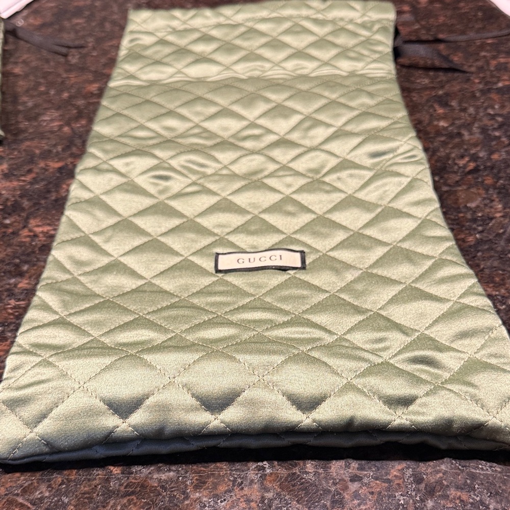 Brand new GUCCI sage green Quilted Bag